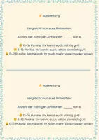 Vorschau - Arbeitsblätter - Freundschaftsquiz, Freundschaft - Seite 3