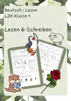 Vorschau - Arbeitsblätter - Deutsch Test (Lernzielkontrolle) "Lesen & Schreiben bis Nn" - Kl. 1 - Deckblatt
