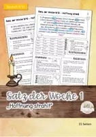 Vorschau - Unterrichtsreihen - Satz der Woche: Deutsch - Sek 1 WACHSENDES PAKET - Seite 1
