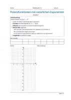 Vorschau - Arbeitsblätter - Gruppenpuzzle: Potenzfunktionen mit natürlichen Exponenten & Aufgaben - Seite 2