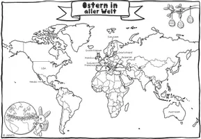 Vorschau - Arbeitsblätter - Arbeitsheft: Ostern in aller Welt (Klasse 3) - Seite 1