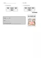 Vorschau - Klassenarbeiten - Lernzielkontrolle Mathematik – Klasse 3 Addieren, Subtrahieren, Multiplizieren, Dividieren & Zahlenraum bis 1000 - Seite 3