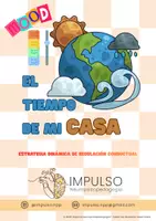 Vista previa - Manualidades / Dibujos para colorear - El tiempo de mi casa - Regulación de conducta_ImpulsoNPP - Portada