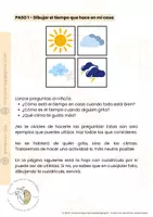 Vista previa - Manualidades / Dibujos para colorear - El tiempo de mi casa - Regulación de conducta_ImpulsoNPP - página 3