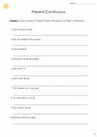 Vorschau - Arbeitsblätter - 📘 Present Continuous Übungsblätter & Merkblatt – 5./6. Klasse | Englisch Grammatik Übungen Differenziert mit Lösungen - Seite 2