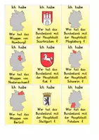 Vorschau - Spiele - Deutschland: Ich habe... Wer hat...? (Lesespiel) - Sachunterricht - Kl. 3/4 - Seite 3