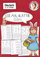 Vorschau - Arbeitsblätter - Lesemalblätter Ostern | Deutsch Klasse 2-3 - Deckblatt
