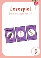 Vorschau - Spiele - Lesespiel - "Ich habe... Wer hat...? - Gemüse - Deckblatt