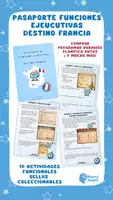 Vista previa - Unidades / Secuencias / Situaciones de Aprendizaje - PASAPORTE FUNCIONES EJECUTIVAS DESTINO FRANCIA - Portada