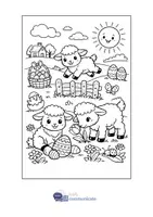 Aperçu - Cliparts/Visuels - Livre de coloriage Pâques Coloriages pour se détendre - Page 3