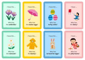 Vorschau - Spiele - I have, who has? - Spring & Easter: Lesespiel Englisch (Klasse 3-6) - Seite 3