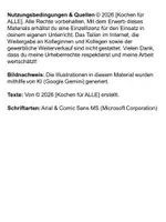 Vorschau - Arbeitsblätter - Einfaches Rezept für Tomatensoße Schritt–für–Schritt - Seite 1