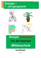 Vorschau - Stundenentwürfe - Biologie 7. Jahrgangsstufe Mittelschule Arbeitsheft für freies Arbeiten - Deckblatt