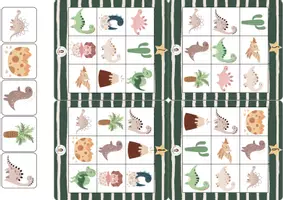 Aperçu - Apprentissages en autonomie - 10. 🦕 Grille d’orientation 3x3 – Les dinos 2026 - Page 3