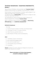 Vorschau - Arbeitsblätter - Freebie: Tunwörter (Verben) | Wortarten | Arbeitsblatt Klasse 2 - Seite 1