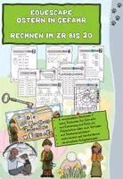 Vorschau - Arbeitsblätter - EduEscape: Ostern in Gefahr – Rechnen im Zahlenraum bis 20 #hasenstarkehighlights2026 - Deckblatt