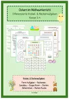 Vorschau - Unterrichtsreihen - Ostern in der Grundschule – großes Materialpaket Deutsch, Mathe & Kunst | Lesetexte, Knobelaufgaben, Spiele, Basteln | Klasse 2–4 - Seite 1