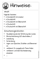 Vorschau - Stationenlernen - Bildkarten /Wortkarten Buchstabe ß Klasse 1 - Seite 1