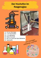 Vorschau - Arbeitsblätter - Der Hochofen im Reagenzglas (Eisengewinnung) - Deckblatt