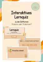 Vorschau - Präsentationen/Tafelbilder - Zeitformen Präsens Präteritum - Interaktives Quiz - Deckblatt