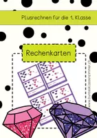 Vorschau - Aufgabenkarten - Plus rechnen für die 1. & 2. Klasse - Deckblatt