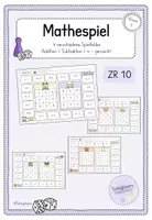 Vorschau - Spiele - Mathespiel: ZR 10 Plus/Minus Klasse 1 (Addition/Subtraktion) - Deckblatt
