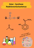 Vorschau - Arbeitsblätter - Estersynthese Reaktionsmechanismus - Deckblatt