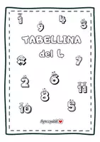 anteprima - Esercizi - Tabellina del 4_Il quaderno delle tabelline - Pagina di copertina