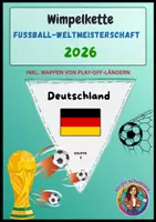 Vorschau - Mal- und Bastelvorlagen - Wimpelkette WM 2026 - alle teilnehmenden Länder - Deckblatt