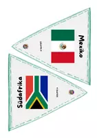 Vorschau - Mal- und Bastelvorlagen - Wimpelkette WM 2026 - alle teilnehmenden Länder - Seite 2
