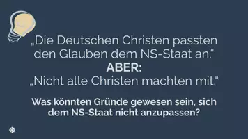 Vorschau - Stundenentwürfe - Widerstand und Anpassung - die bekennende Kirche - Seite 2