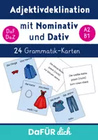 Vorschau - Spiele - Adjektivdeklination Dativ und Nominativ | DaF DaZ | A2 B1 - Seite 1