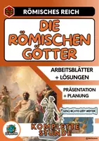 Vorschau - Stundenentwürfe - Römische Götter (Römische Religion) - Deckblatt