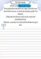 Vorschau - Arbeitsblätter - Virtueller Rundgang durch eine Synagoge Klasse 5/6 - Seite 1