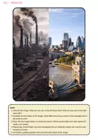 Vorschau - Arbeitsblätter - Great Britain Industrial Revolution Industrialisation and structure change and effects with solutions - grades 8 9 10 11 - Seite 1
