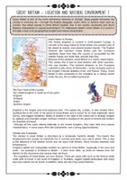 Vorschau - Arbeitsblätter - Great Britain - Introduction - Mind-Map Location and Nature with solutions - grades 8 9 10 11 - Seite 2