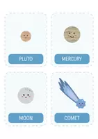 Vorschau - Fördermaterial/Inklusion - Sonnensystem & Weltraum Flashcards (ENG) - 12 Bildkärtchen für Kindergarten, Sachunterricht, Vorschule & Morgenkreis. Sprachförderung & Englisch als Zweitsprache. - Seite 3