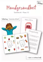 Vorschau - Arbeitsblätter - Mundgesundheit - Sachunterricht GS 1 - Deckblatt