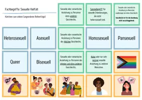 Vorschau - Arbeitsblätter - Sexuelle Vielfalt & Orientierung - Legekarten & Domino - Seite 2