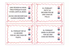 Vista previa - Tarjetas / Manipulativos - Robòtica i contes tradicionals " Els tres porquets" - página 2