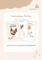 Vorschau - Arbeitsblätter - Erkundungsbogen - Das Huhn - Deckblatt