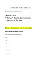 Vorschau - Stundenentwürfe - Brüche und Dezimalzahlen verstehen! - Seite 3
