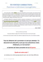 Aperçu - Préparation de séquence / Séquence complète - MGT Th1 Ch3 Vinted Correction élève - Page 1