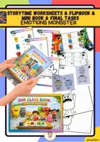 Vorschau - Arbeitsblätter - EMOTIONS MONSTER: Complete Storytime Pack - Seite 3