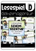 Vorschau - Spiele - Lesespiel Geheimagentur: Leseverständnis & Leseförderung - Deckblatt