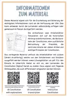 Vorschau - Arbeitsblätter - The US Constitution - Arbeitsblätter mit Lösungen - Seite 1
