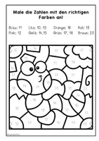 Vorschau - Arbeitsblätter - Fit in Klasse 1, Zahlenraumerweiterung, Zahlenraum 20 - Frühling, Mathe Arbeitsheft - Seite 2