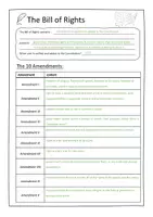 Vorschau - Arbeitsblätter - The Bill of Rights - Arbeitsblatt mit Lösung - Seite 3