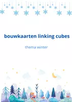 Voorbeeld - bouwkaarten linking cubes - Voorblad