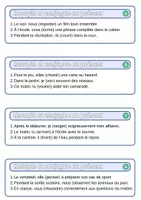 Aperçu - Apprentissages en autonomie - Atelier de conjugaison auto-correctif - Page 2